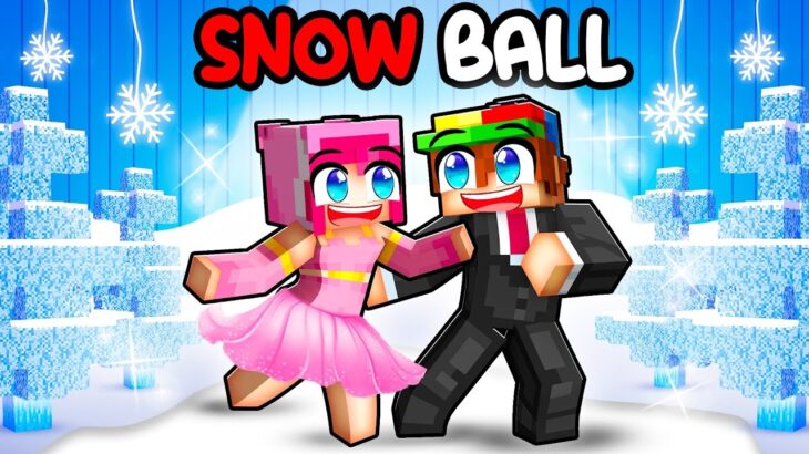 Our First SNOW BALL Dance In Minecraft!