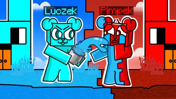 POKOLUJ WSZYSTKO w Minecraft 🔴🔵🎨