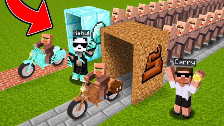 POOR vs RICH Bike Factory Battle in Minecraft