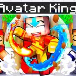 Playing as an AVATAR KING in Minecraft!