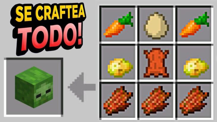 ¿Qué Pasaría Si pudieras CRAFTEAR TODO en Minecraft?