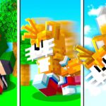 SOBREVIVENDO COMO TAILS POR 1 DIA NO MINECRAFT!! (Sonic)