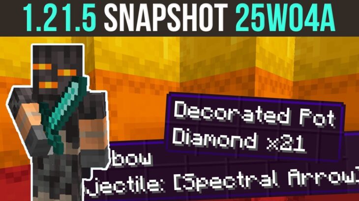 Snapshot 25W04A | Sword Blocking, Movement Changes & Better Tooltips | Minecraft 1.21.5