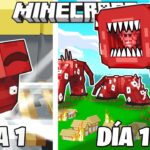 ¡Sobreviví 100 DÍAS como un COMETRENES en Minecraft HARDCORE!