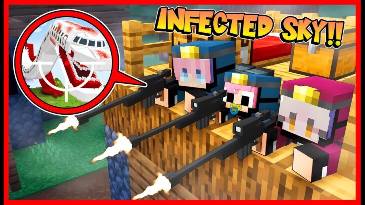 TEMBAK !! ATUN & MOMON MELIHAT PENAMPAKAN INFECTED SKY !! Feat @sapipurba Minecraft