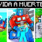 Teniendo Una Vida de TRANSFORMER en Minecraft!