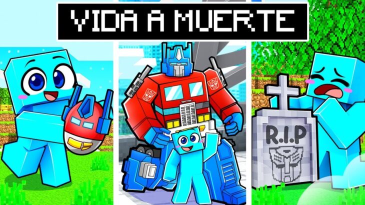 Teniendo Una Vida de TRANSFORMER en Minecraft!