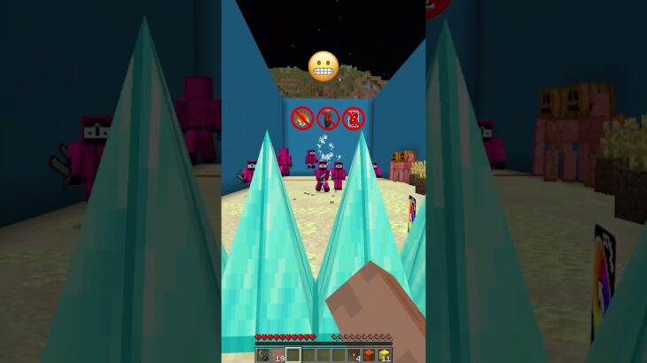 Violating Squid Game Rules vs Serious Emoji Reaction #minecraft #meme #shorts