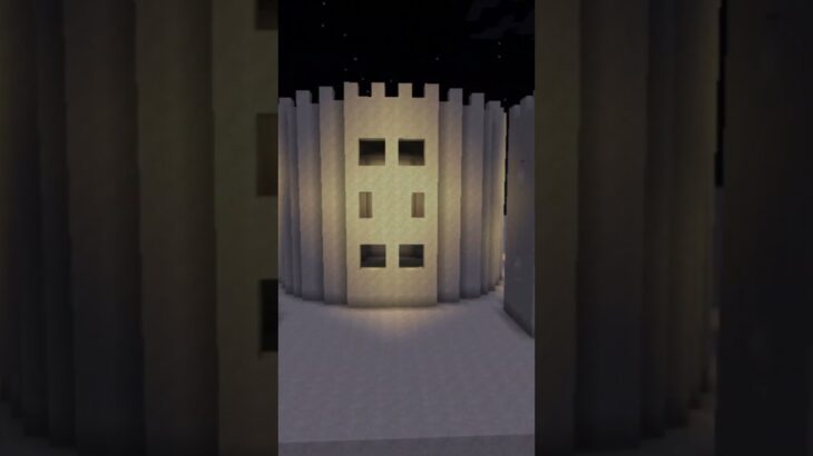 【マイクラ 建築 砂漠】砂漠の夜を作る　#minecraft #マインクラフト #マイクラ建築