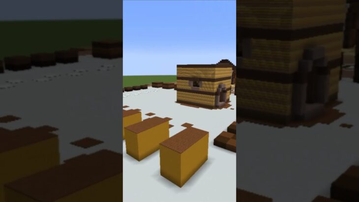 【マイクラ 建築 お菓子の家】マイクラで建築　お菓子の街のお菓子の家　マイクラ #minecraft #マインクラフト #マイクラ建築