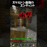 スケルトン最強のエンチャント✨#まいくら#中学生#minecraft#shorts