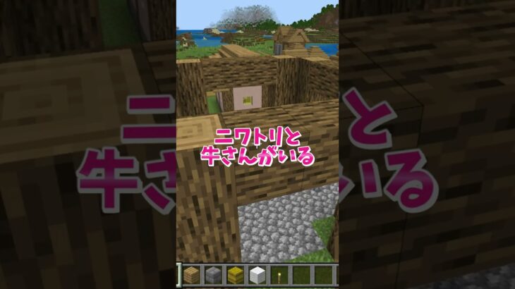 【マイクラ】村人の見張り台魔改造編 #いるクラ #マイクラ #shorts