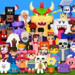 【マイクラ】モブをキャラクターに作り直すマインクラフト【総集編】【２０２４年一気見】