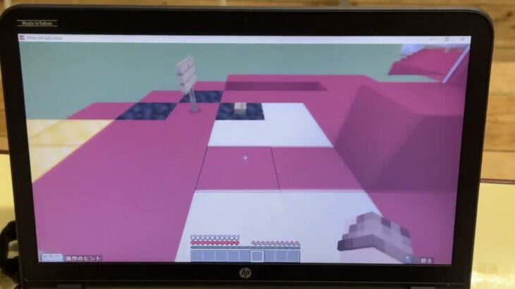 節分をテーマにマインクラフトで建築