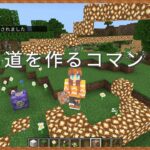 【1分マイクラコマンド】歩くだけで道が光る！超便利なコマンド