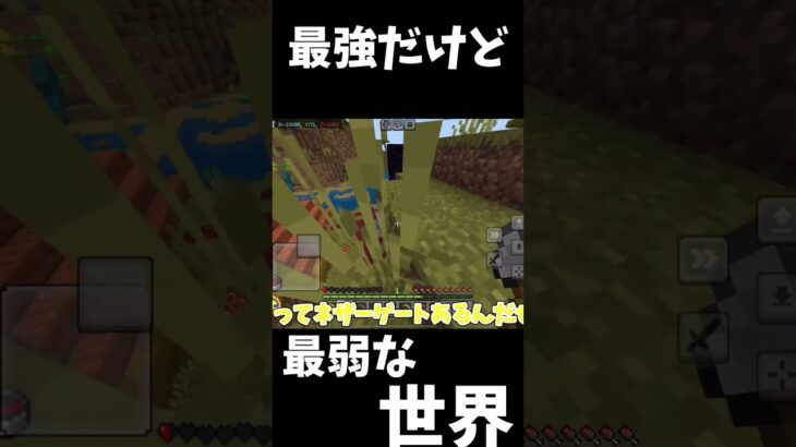 【コマンド紹介あり】最強だけど最弱な世界！【マインクラフト】#中1