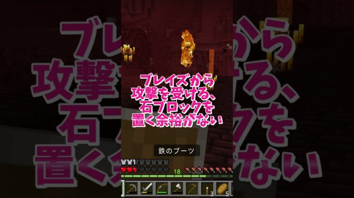 シン・マイクラサバイバル10！（ネザー探索）生き残り術大公開　Minecraft Survival Mode Tips  #いるクラ #マイクラ #shorts