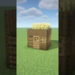 【マイクラ】 3×3の簡単に作れる初期拠点【マインクラフト】【Minecraft】 #minecraft #マイクラ #マインクラフト #マイクラ建築 #shorts