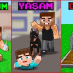 DOĞUMDAN ÖLÜME ALİ VE KÖPEĞİNİN HAYATI! 😱 -Minecraft