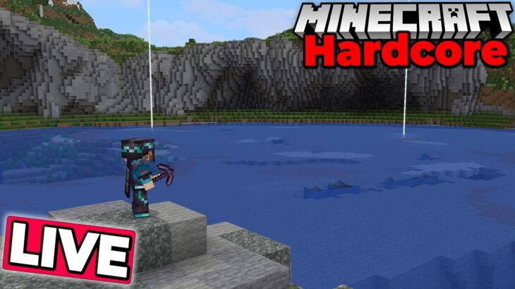 Digging a LAKE in my Hardcore Minecraft Forever World : 1.21.4 Survival Day 9,300+