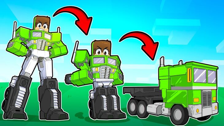 EVOLUI COMO TRANSFORMES NO MINECRAFT