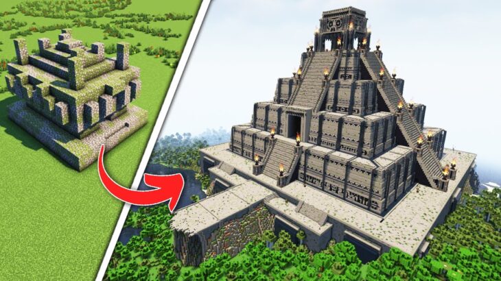 Gw Membuat JUNGLE PIRAMIDA RAKSASA di Minecraft Hardcore