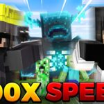 I Beat Minecraft in 100x Speed