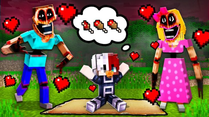 I Got Adopted By Scary Mimic Family In Minecraft !! 😱