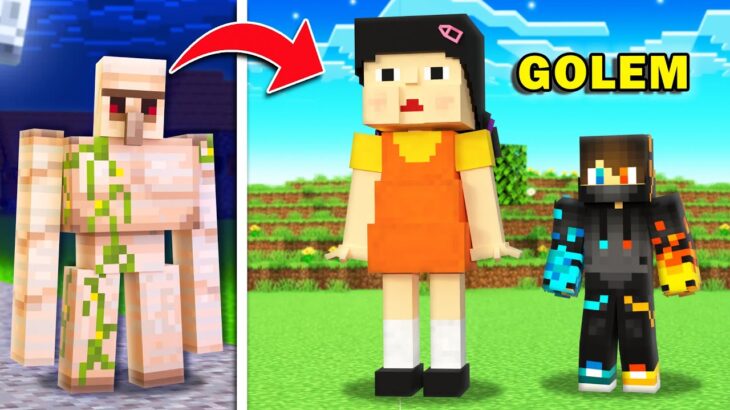 I Transformed Minecraft Mobs Into Squid Game✅