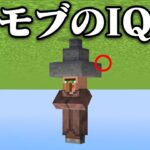 モブのIQをテストするマインクラフト【まいくら・マインクラフト】