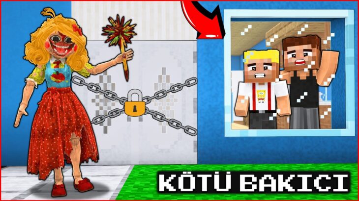 KÖTÜ BAKICI EFEKAN VE ALİ’Yİ EVE KİLİTLEDİ! 😱 – Minecraft