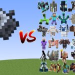 MACE VS All Minecraft Bosses, Herobrine, Warden, Wither Storm…