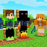 MENINOS VS MENINAS NO MINECRAFT!