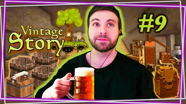 MINECRAFT VINTAGE STORY: Hacemos CERVEZAS, PISCINA y ABEJAS!