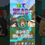 【検証】全ての属性魔法でエンドラは倒せるの？？？【マイクラMOD】【ゆっくり実況】#Shorts