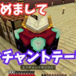 はじめてのエンチャント【Minecraft/マインクラフト】