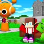 小さなトウモロコシとマイキーは、Minecraftの怖いスプランクから隠れます！