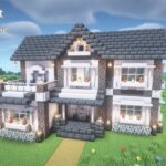 【マインクラフト】ペールオークの家の作り方【マイクラ建築】【Minecraft】