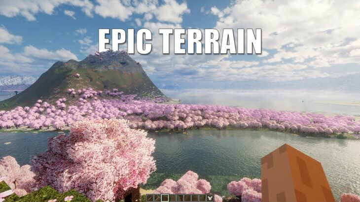 Minecraft “EPIC TERRAIN” World-Gen Mod – Distant Horizons – 4K