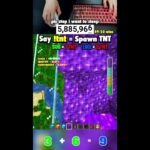 Minecraft Streamer Vs Viewers (TNT Game) 😱 #shorts