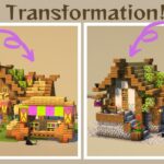 Minecraft 平原の村を改築！図書館と製図家 Transformation  Library＆Cartgrapher’s house　　マインクラフト/Horohoro_minecraft