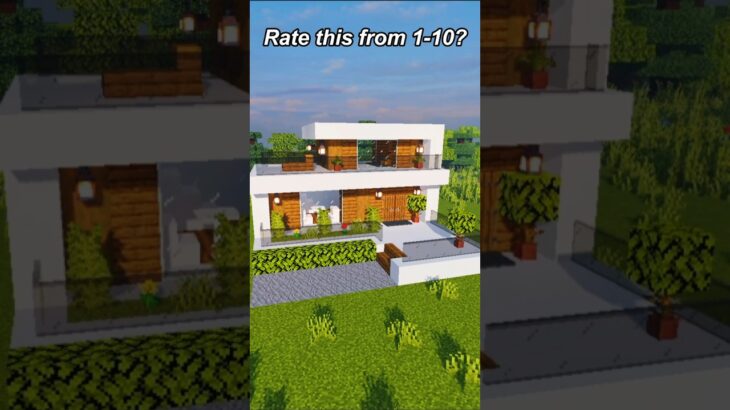 Minecraft modern house #shorts #minecraft #minecraftbuilding