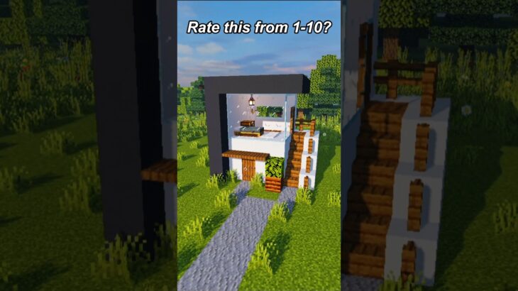 Minecraft modern house #shorts #minecraft #minecraftbuilding