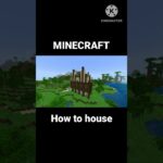 【Minecraft】How to house　家の作り方　#minecraft #マインクラフト #building #建築