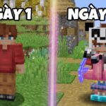 Mình Sinh Tồn 100 Ngày CRAZY CRAFT Trong Minecraft Siêu Khó !!