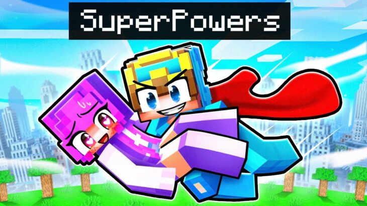 Saving My Friends Using SUPERPOWERS In Minecraft!