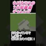 ＃Shorts  ＃ちびカラス234【1分間建築チャレンジ】＃66　＃Vtuber #小学生vtuber #関西弁 #Minecraft 　#マインクラフト