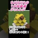 ＃Shorts  ＃ちびカラス245【1分間建築チャレンジ】＃74　＃Vtuber #小学生vtuber #関西弁 #Minecraft 　#マインクラフト