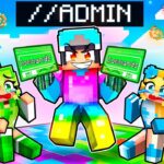 Using OWNER ADMIN COMMANDS on One OP Block in Minecraft!