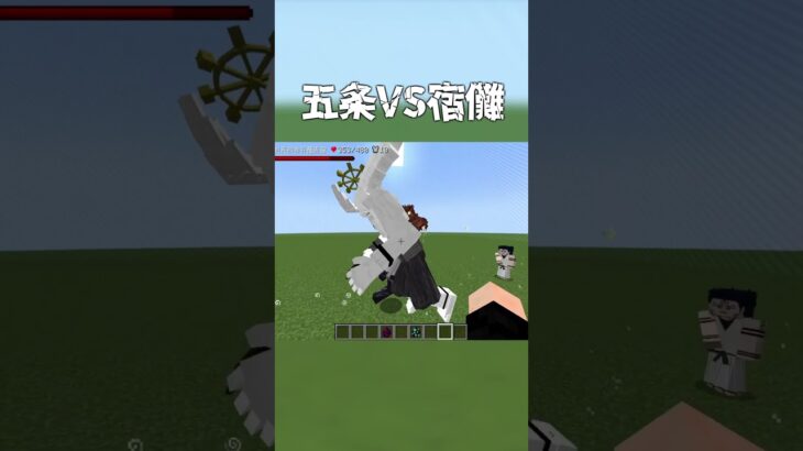 呪術廻戦の五条 VS 宿儺 したら…?  #マイクラ #呪術廻戦 #マインクラフト